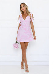 Salted Sun Mini Dress Pink