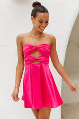 Runaway Mich Mini Dress Fuchsia
