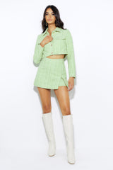 Classic Tweed Jacket Green