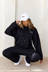 Base Slip On New York Hoodie Black