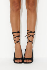 Billini Winifred Heels Black Neoprene