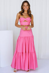 Runaway Ayla Crop Top Hot Pink